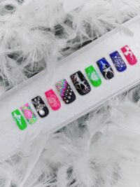 Press on nail art designs from Little Luxuries Nail Lounge