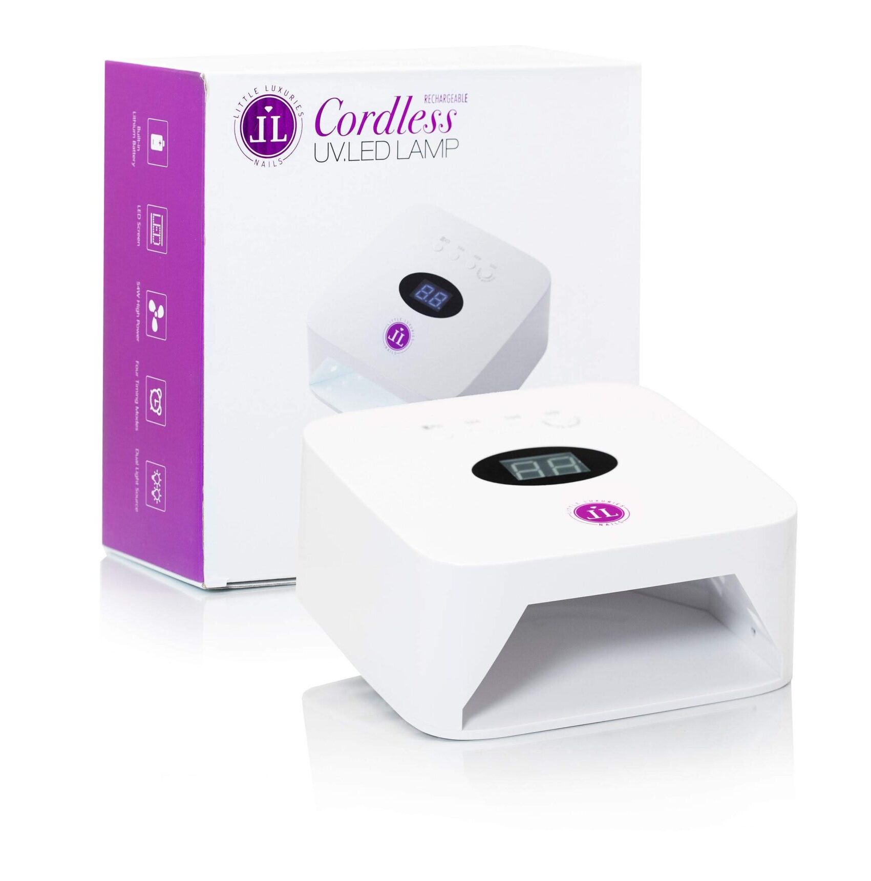 Cordless and Rechargeable UV/LED Nail Lamp - Little Luxuries Nail Lounge